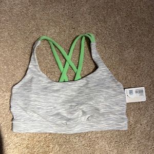Lululemon Energy Bra Wee Are From Space Nimbus Battleship Scream Green NWT